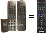 Replacement remote control Panasonic SC-HT80