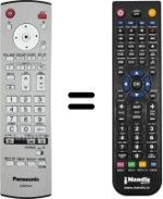 Replacement remote control Panasonic TH-42PHD8BS