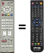 Replacement remote control Panasonic TX-26LED65F