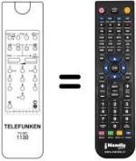 Replacement remote control REMCON341