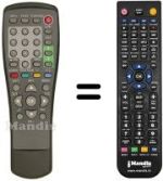 Replacement remote control REMCON477