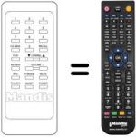 Replacement remote control LG CMT9842