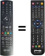 Replacement remote control Funai LT850-M22