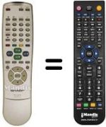 Replacement remote control GA026WJSA