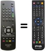 Replacement remote control GA544WJSA