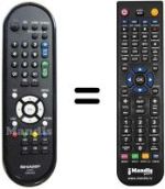 Replacement remote control GA607WJSA