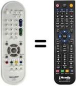Replacement remote control GA607WJSB