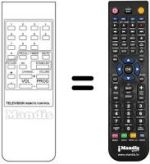 Replacement remote control REMCON1244