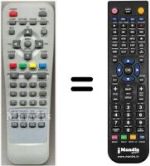 Replacement remote control Hyundai PASR42E00D