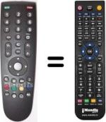 Replacement remote control Grundig 19-2930T