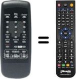Replacement remote control Grundig GV6400HI-FI