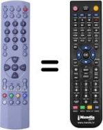 Replacement remote control Haier L37V6-A8
