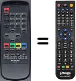 Replacement remote control Hitachi C2122T