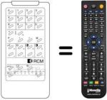 Replacement remote control REMCON1179