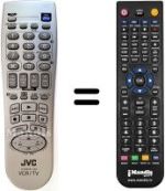 Replacement remote control JVC HR-J780EU