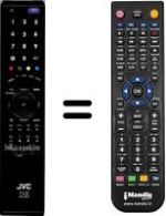 Replacement remote control JVC LT-32R90BU