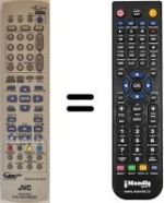 Replacement remote control JVC DR-MX10SWK