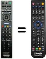 Replacement remote control REMCON736
