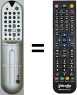 Replacement remote control LG 21CC40MX
