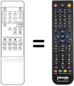 Replacement remote control Audiosonic KRB1574