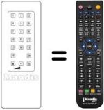 Replacement remote control Audiosonic KT8133