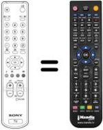 Replacement remote control REMCON1207