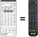 Replacement remote control REMCON643