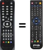 Replacement remote control United UTV14X83DUT