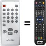 Replacement remote control REMCON1312