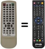 Replacement remote control REMCON1381