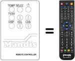 Replacement remote control Vexa VX1101