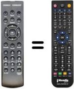 Replacement remote control CANAL+ TNT+