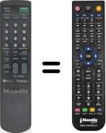 Replacement remote control RM827T