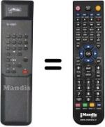 Replacement remote control Metz 6262
