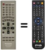Replacement remote control REMCON1325