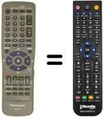Replacement remote control N2QAKB000022