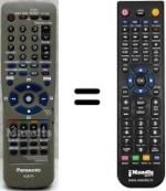 Replacement remote control Panasonic N2QAKB000028