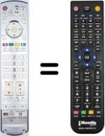 Replacement remote control Panasonic TH-42PX600EN