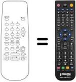 Replacement remote control RM 2000 VCR402