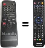Replacement remote control Wegavox WV401