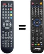 Replacement remote control Nikkei NK19E28UL