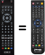 Replacement remote control Oki V19N-PHTUV