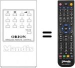 Replacement remote control Orion 1810-0381