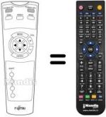 Replacement remote control Fujitsu P50XCA11