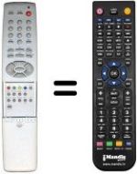 Replacement remote control REMCON1051