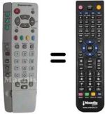 Replacement remote control Panasonic EUR511268