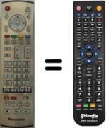 Replacement remote control Panasonic EUR7635020R