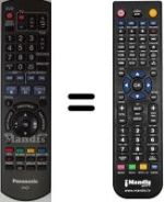 Replacement remote control Panasonic DMRE-X768