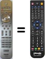 Replacement remote control Philips 29PT9020 / 12