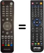 Replacement remote control Philips DTR3030M